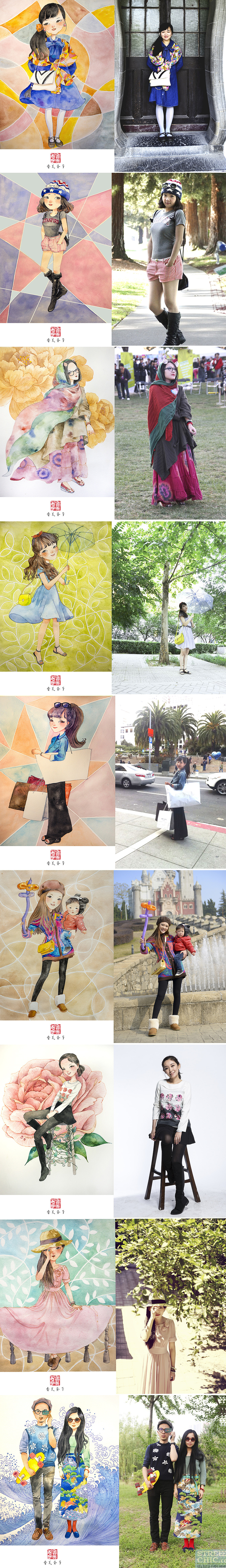 我画过的女孩们（图ZMTQ3NDU0NTY=） - 商业插画 - 站酷设计师香美蛋子原创素材 - 站酷ZCOOL
