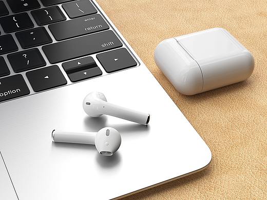 一組蘋果耳機的渲染（個人主頁-ZNTE2ODY1Njg=） - 產(chǎn)品 - 站酷設(shè)計師江東小白菜原創(chuàng)素材 - 站酷ZCOOL