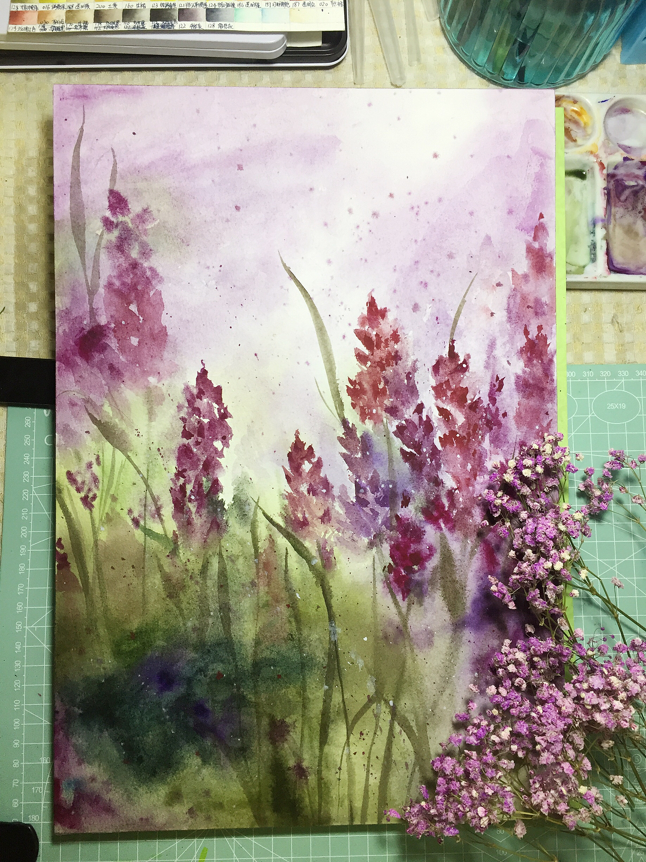 最近的一部分水彩练习作品