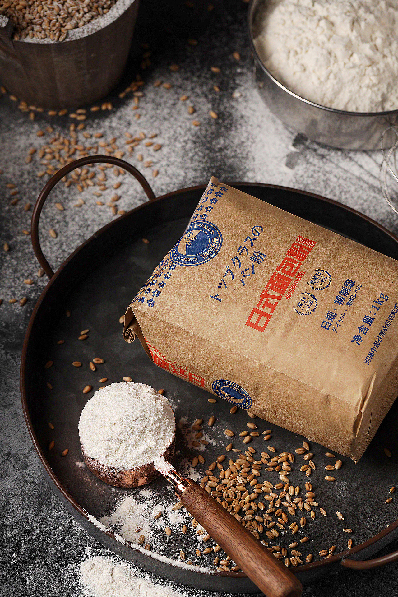 产品拍摄 顶焙日式面包粉