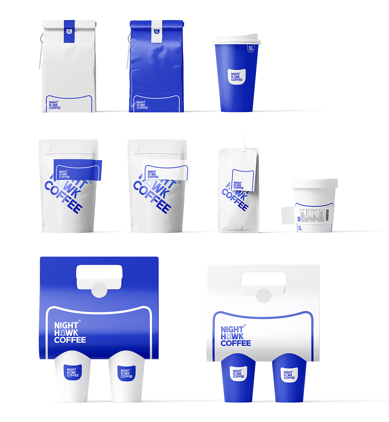 「NIGHTHAWK」 咖啡品牌标志及包装设计（图ZMjg1NDM3NDY4） - 品牌 - 站酷设计师祁山xlx原创素材 - 站酷ZCOOL