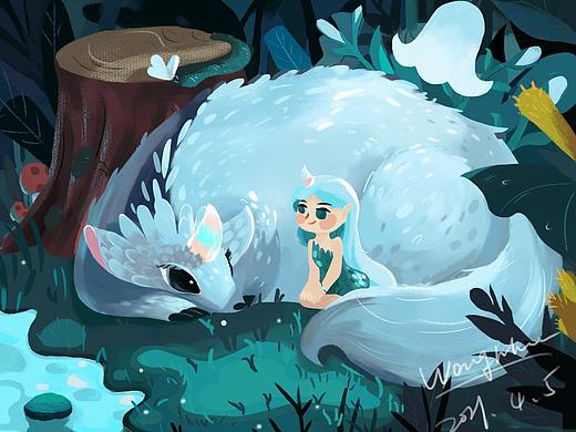 临摹鬼画胡子老师（个人主页-ZNTE4MzcyNTY=） - 商业插画 - 站酷设计师老fatty原创素材 - 站酷ZCOOL