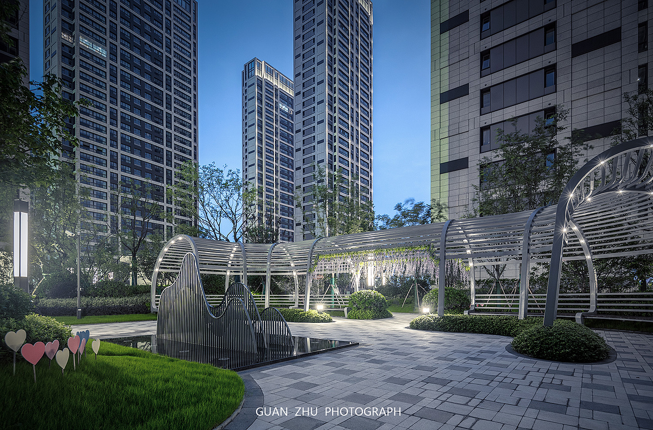 芯汇花园景观拍摄