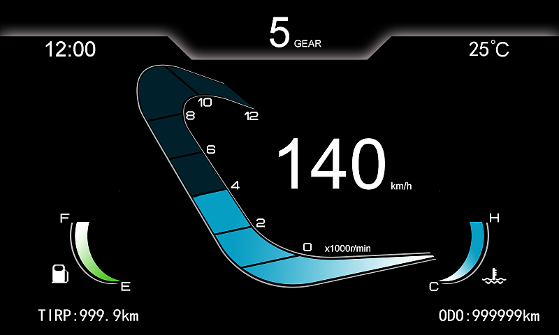 摩托车仪表盘界面（图ZMjI5NTc5NDgw） - 交互/UE - 站酷设计师ONENEWBEGINING原创素材 - 站酷ZCOOL