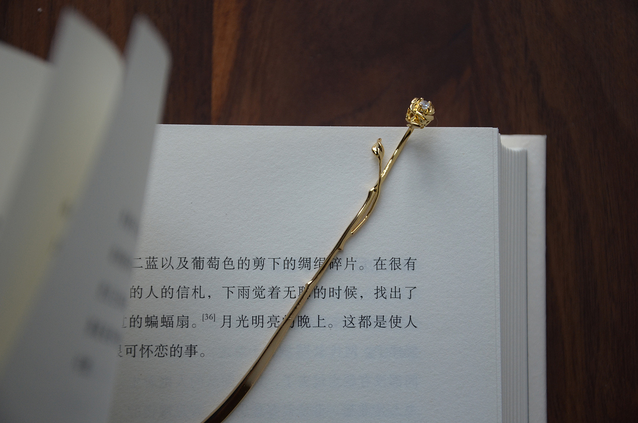 拈花 | 蔷薇书签（图ZMTAzNjMzMjcy） - 首饰设计 - 站酷设计师是啊若阿原创素材 - 站酷ZCOOL