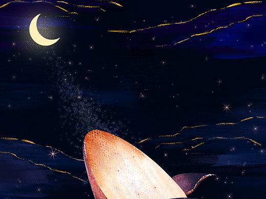 鲸鱼&星空（个人主页-ZNTMxNjE2MTI=） - 商业插画 - 站酷设计师荼禅耶原创素材 - 站酷ZCOOL
