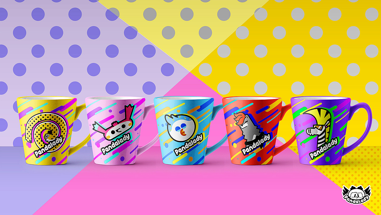 熊猫女孩原创动漫周边产品杯子