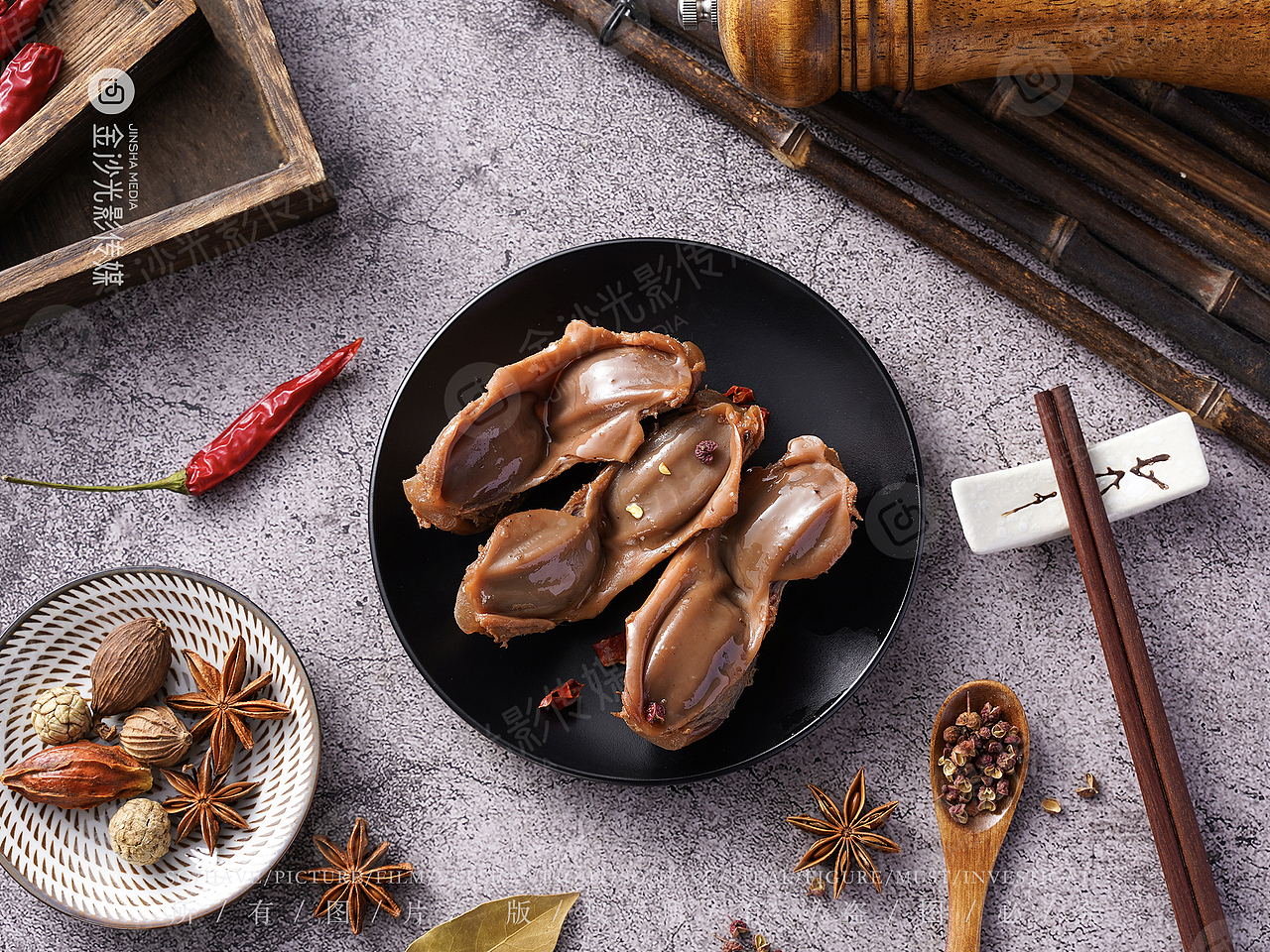 卤菜图片拍摄（图ZMzQ1NzYxNzA4） - 美食摄影 - 站酷设计师武汉金沙光影传媒原创素材 - 站酷ZCOOL