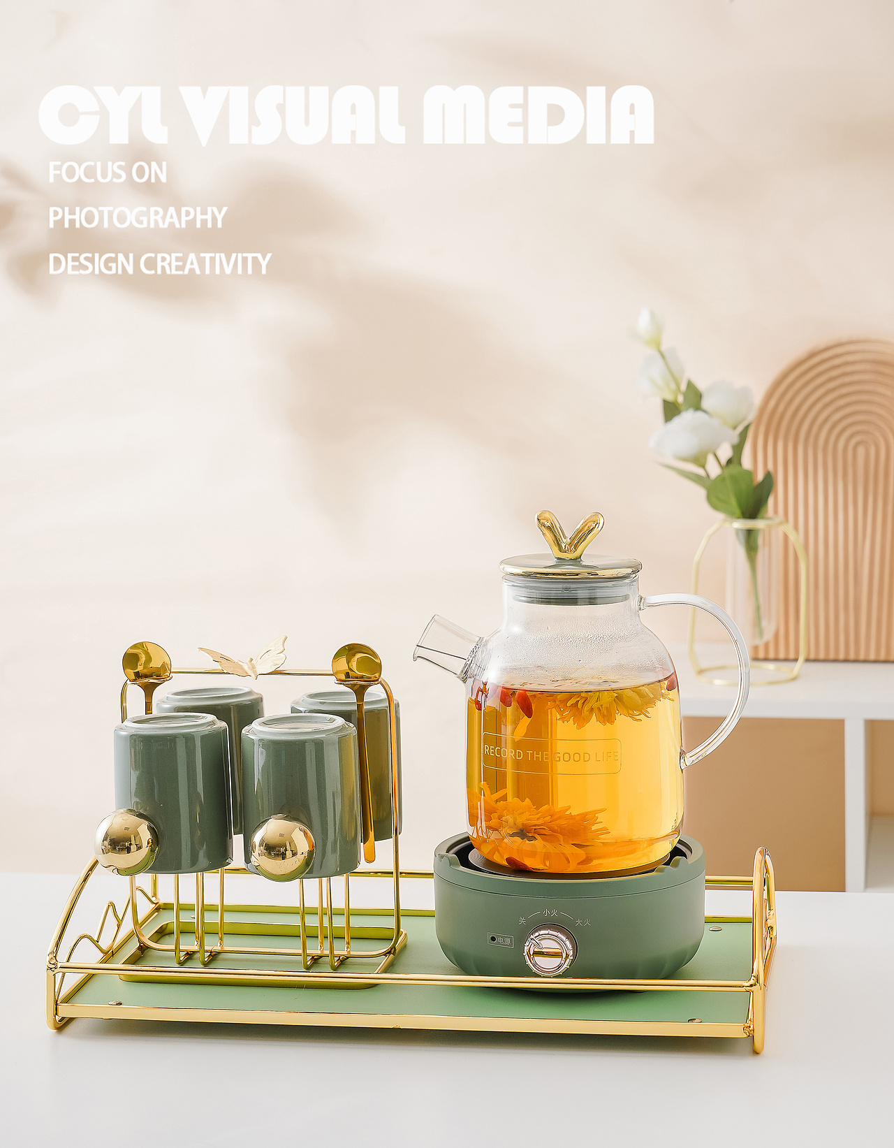 产品摄影|浅绿色花茶壶水具（图ZMzI0MzYwNDI4） - 产品摄影 - 站酷设计师摄影师蔡依琳原创素材 - 站酷ZCOOL