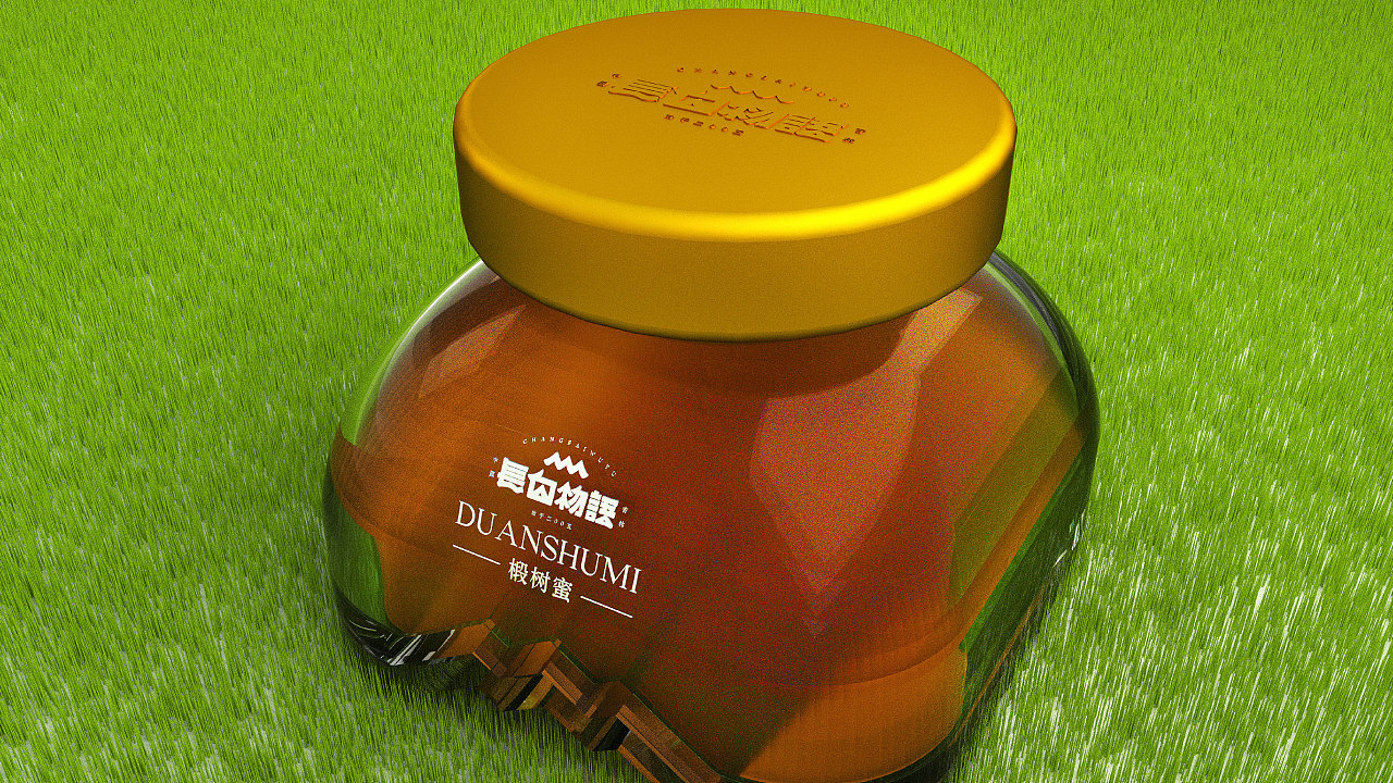 蜂蜜包装瓶体设计