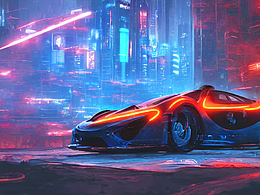 #AI创作实验室#太空机械迈凯伦