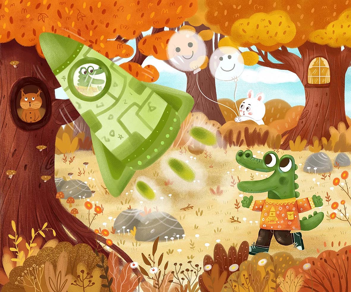 小鳄鱼的航天梦