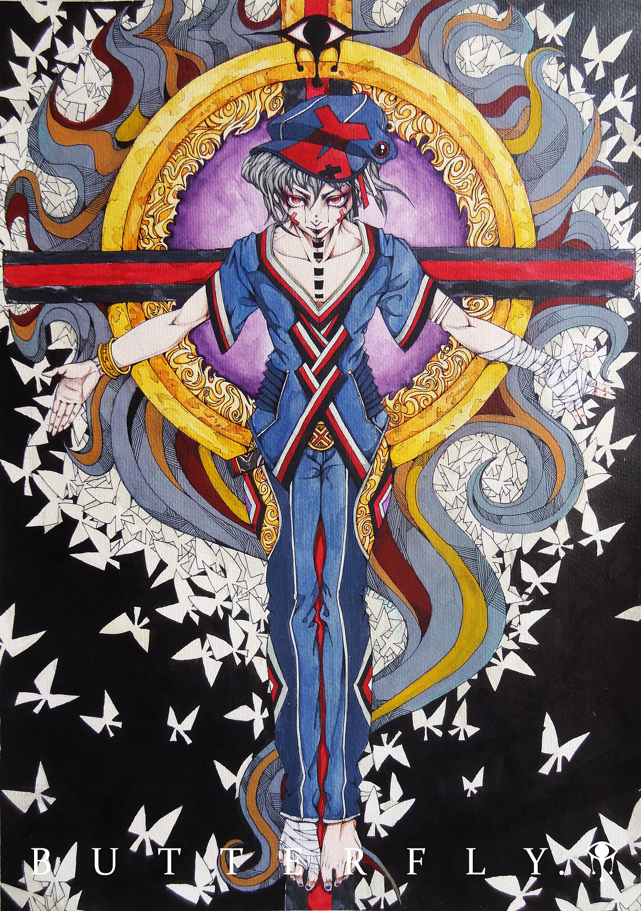 关于哥特式绘风（2）圆珠笔绘等·（图ZOTUwODg2MA==） - 概念设定 - 站酷设计师蝴蝶灵魂原创素材 - 站酷ZCOOL