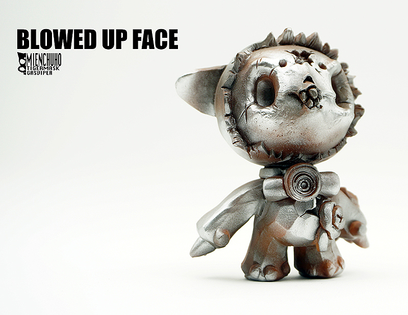 [瓦斯蛇制造]MIENCHUHO BLOWED UP FACE面具虎系列第三款作品-爆炸脸（图ZNjQyOTUzNDg=） - 手办/模玩 - 站酷设计师瓦斯蛇原创素材 - 站酷ZCOOL