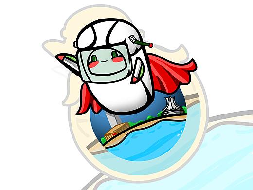 機(jī)器人卡通形象（個人主頁-ZMzExODEyNDg=） - IP形象 - 站酷設(shè)計師兔喜勛原創(chuàng)素材 - 站酷ZCOOL