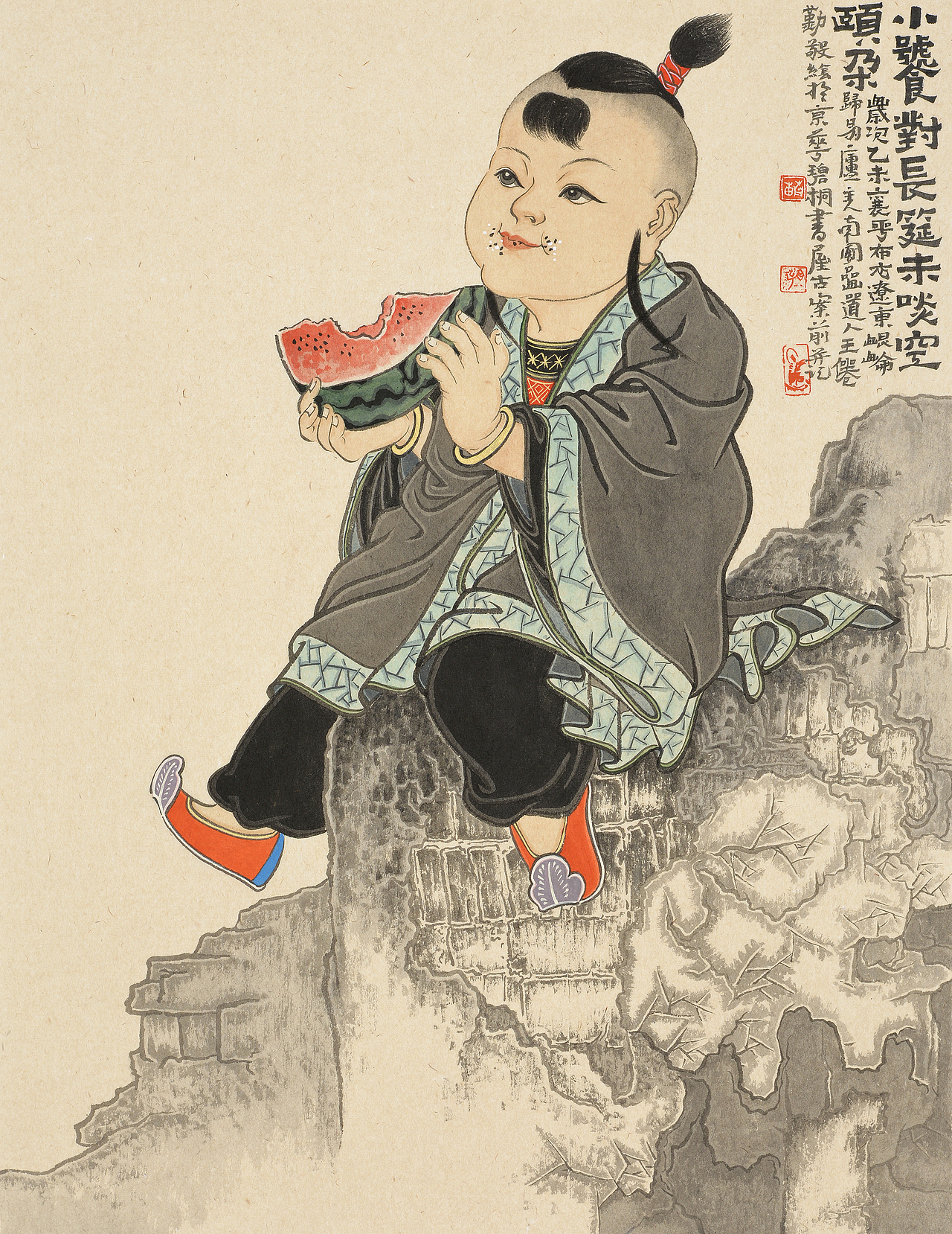 《婴戏图》之类作品欣赏