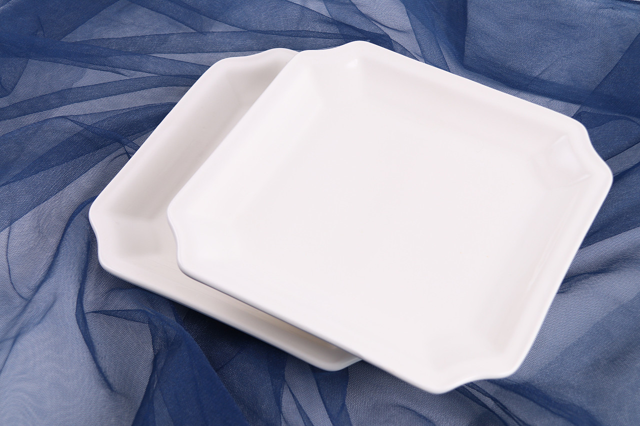 b01餐饮工具c03-餐具v06白色方碟