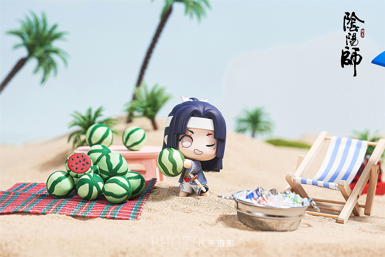 阴阳师 海滩大作战 盲盒拍摄