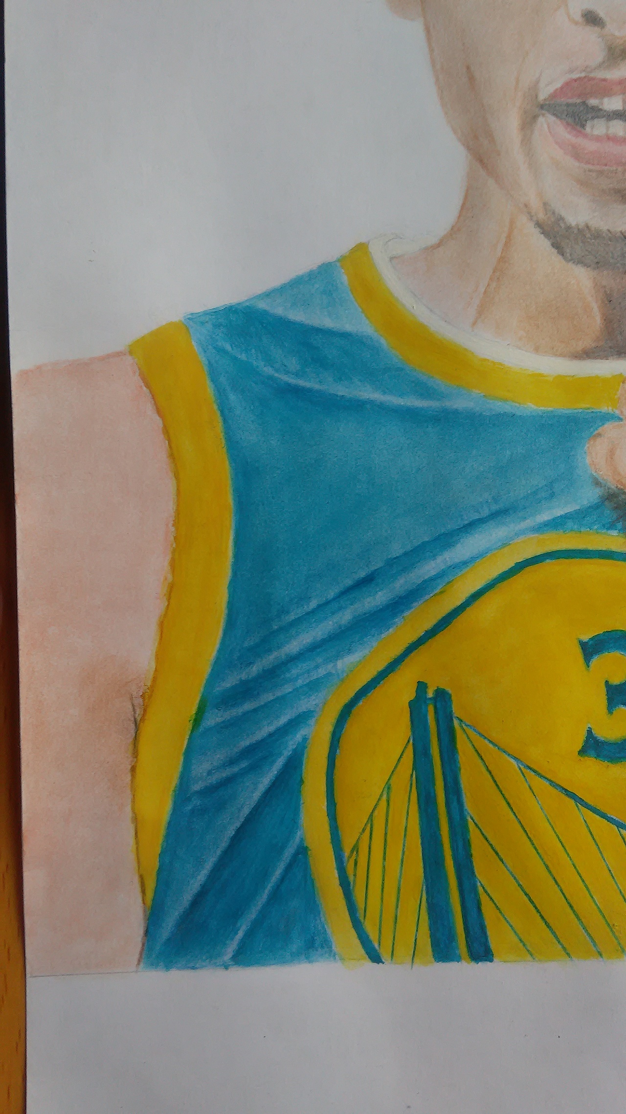 手绘 斯蒂芬.库里