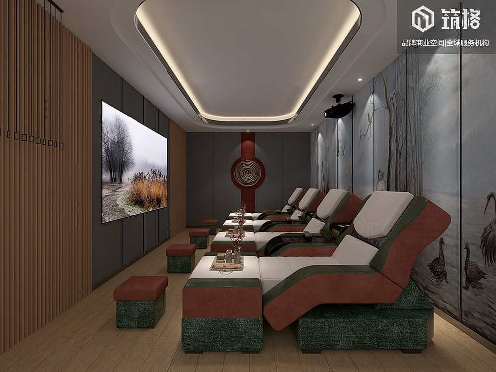 悦蝉 · 清露堂-咸阳足浴店设计-筑格中国品牌设计案例（图ZMjIxMjc1NzMy） - 家装设计 - 站酷设计师筑格中国原创素材 - 站酷ZCOOL