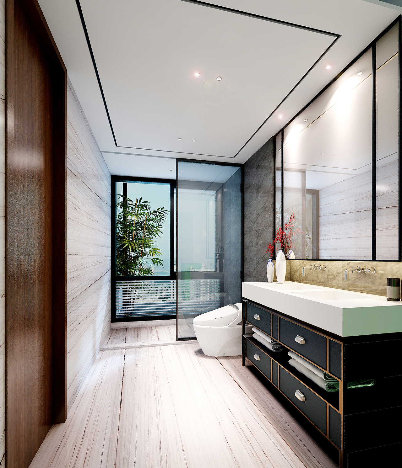 深圳装修:博林天瑞,新中式风格