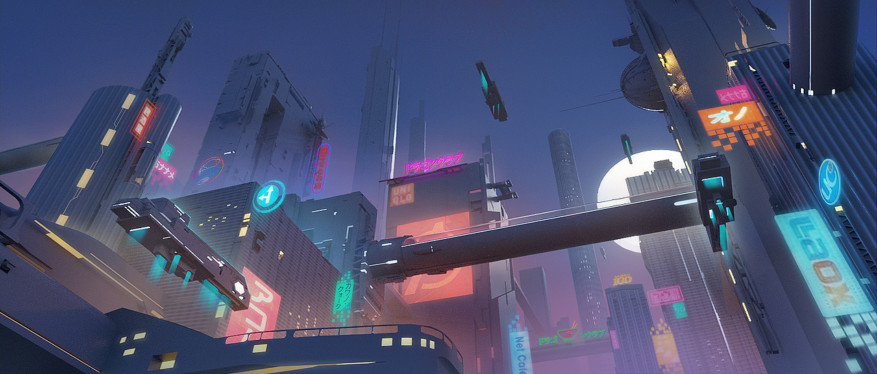 未来城（图ZMTg5NjI2Njcy） - 游戏原画 - 站酷设计师CHYUNP原创素材 - 站酷ZCOOL