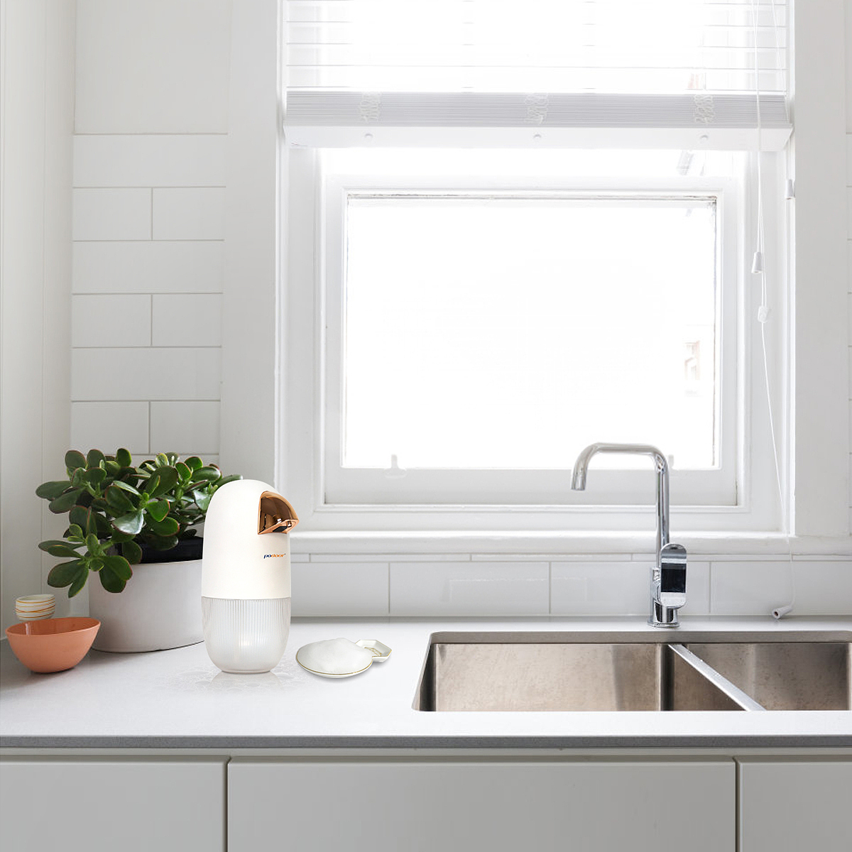 自动泡沫洗手机-亚马逊商品主图设计