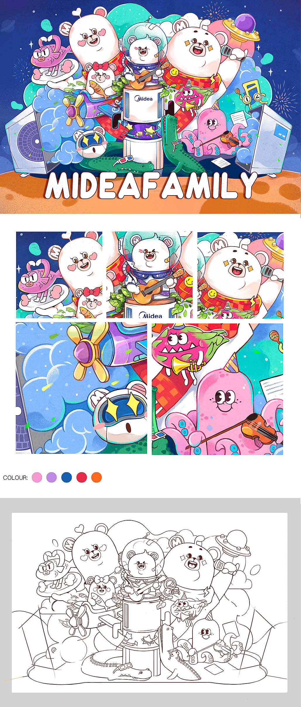 熊小美（图ZMTU0OTY5OTQw） - 图案 - 站酷设计师熊超赚原创素材 - 站酷ZCOOL