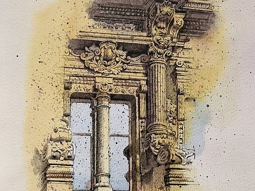 《中华巴洛克建筑局部》