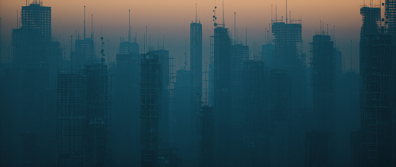 【C4D+OC】钢铁森林/雾/城市