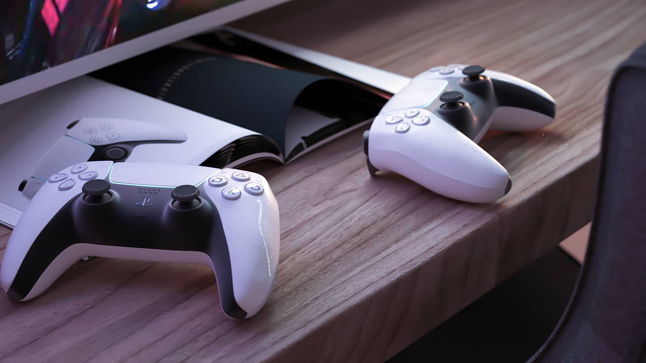 产品渲染-3C产品之PlayStation 5（图ZMjYxODkzMDQ4） - 产品 - 站酷设计师Mousai缪斯原创素材 - 站酷ZCOOL