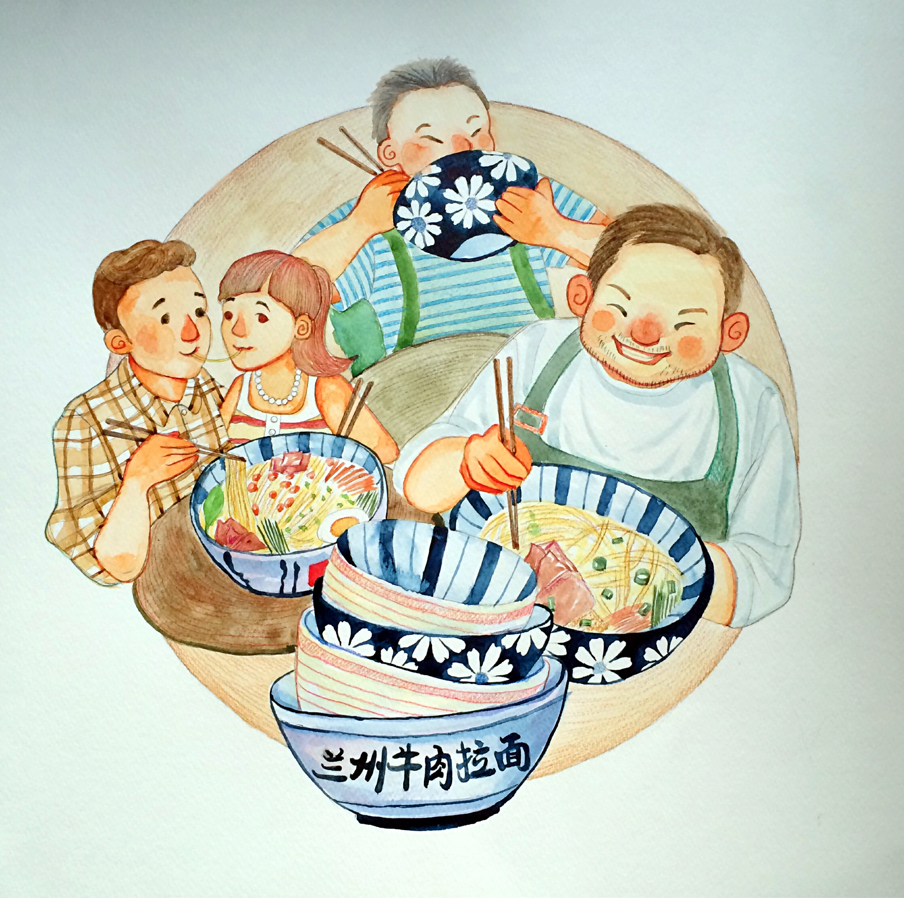 水彩手绘插画_李灵lingbaby-站酷zcool