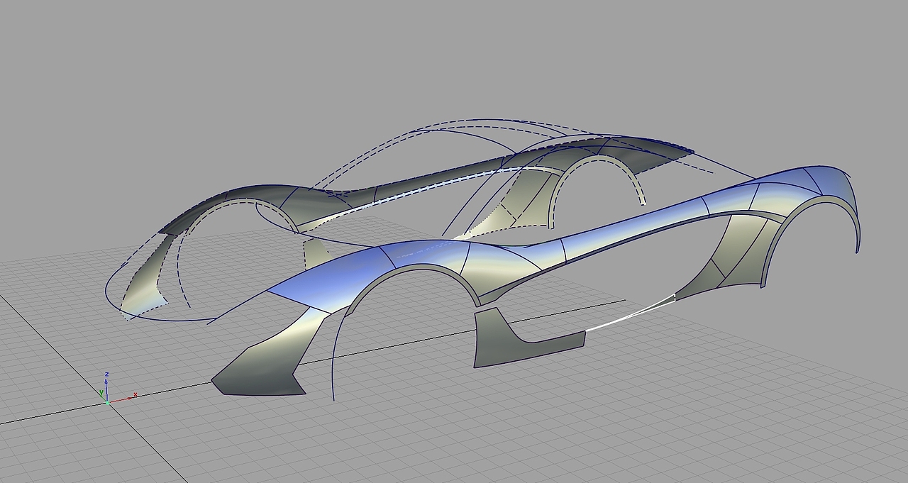 McLaren P1 Alias 建模教程（图ZOTM3OTY0OTY=） - 交通工具 - 站酷设计师Adleyou原创素材 - 站酷ZCOOL