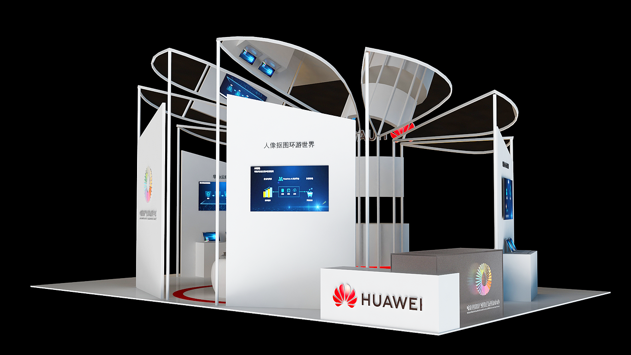 没能落地的华为展位深圳/三维设计师/1年前/135浏览路人甲2021