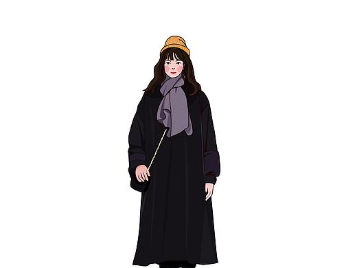 街拍插画(个人主页-ZMzI1NzAyNjA=) - 商业插画 - 站酷设计师猫眼儿原创素材 - 站酷ZCOOL