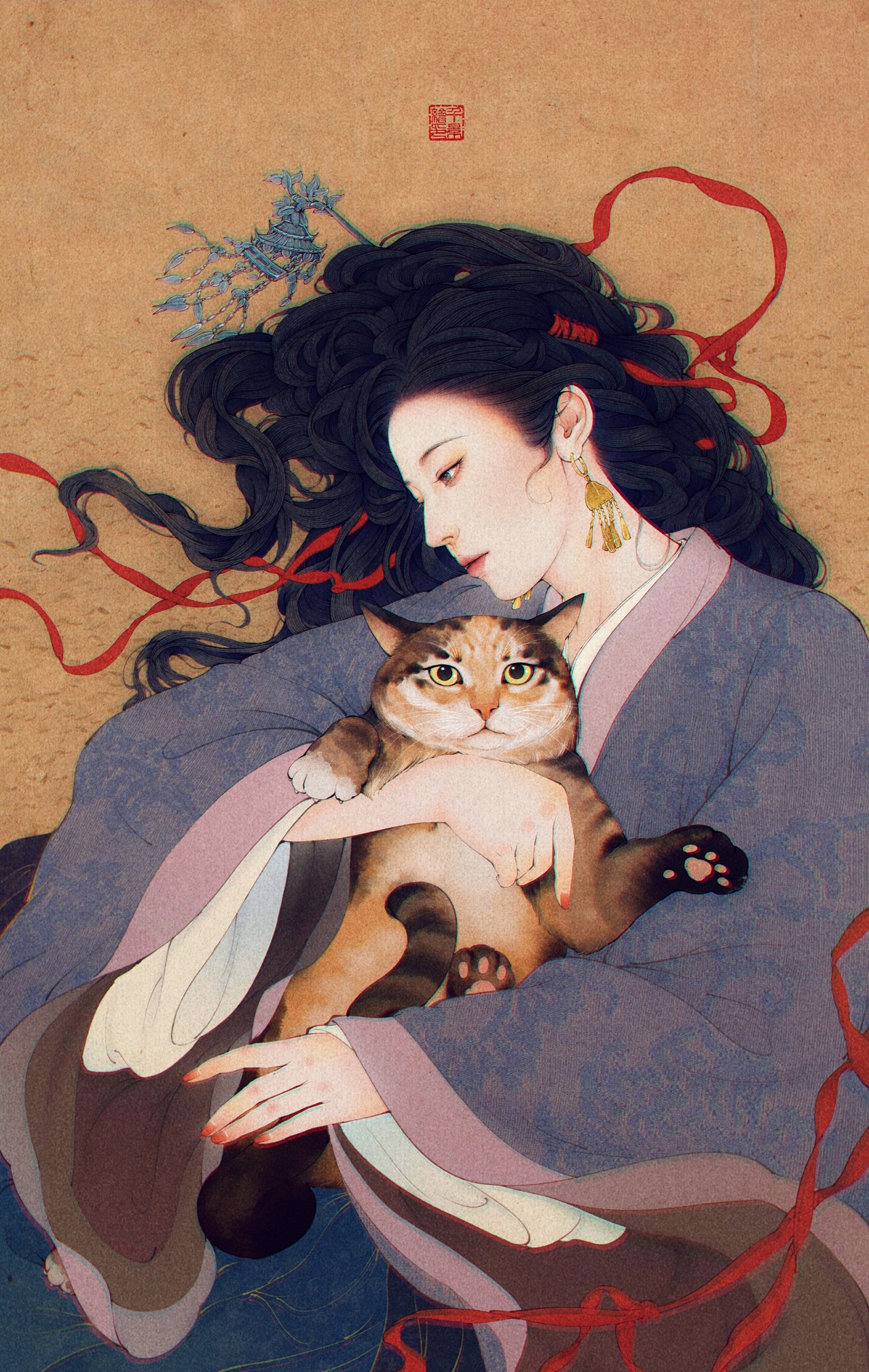 2021年的古风作品合集。（图ZMjgxNDQ0MjQ4） - 商业插画 - 站酷设计师千景绘studio原创素材 - 站酷ZCOOL
