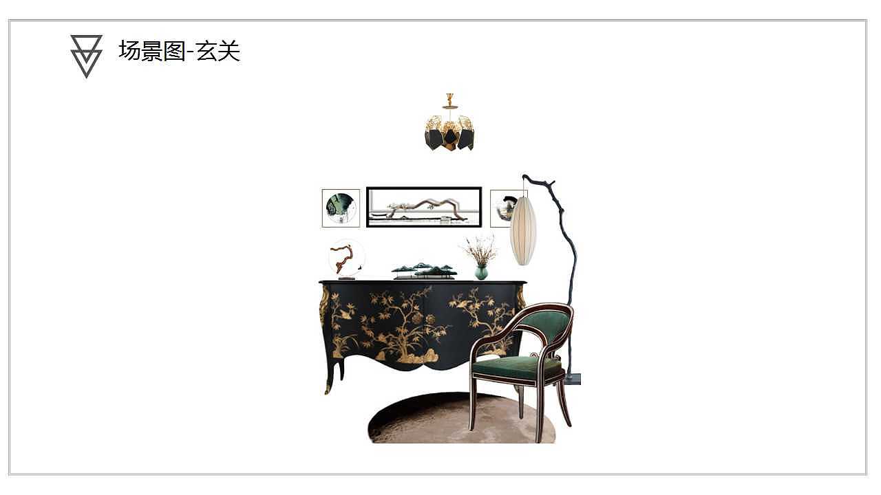 新中式软装设计方案一组