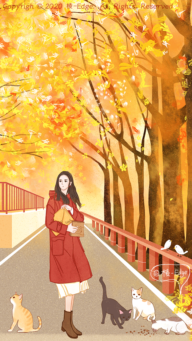 Orange-秋天系列合辑《秋》（图ZMjI1ODAzMTA0） - 商业插画 - 站酷设计师阿棱C原创素材 - 站酷ZCOOL