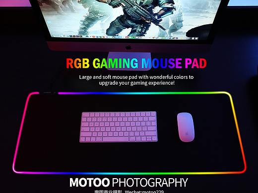 静物拍摄 | 3C鼠标垫拍摄及主图设计