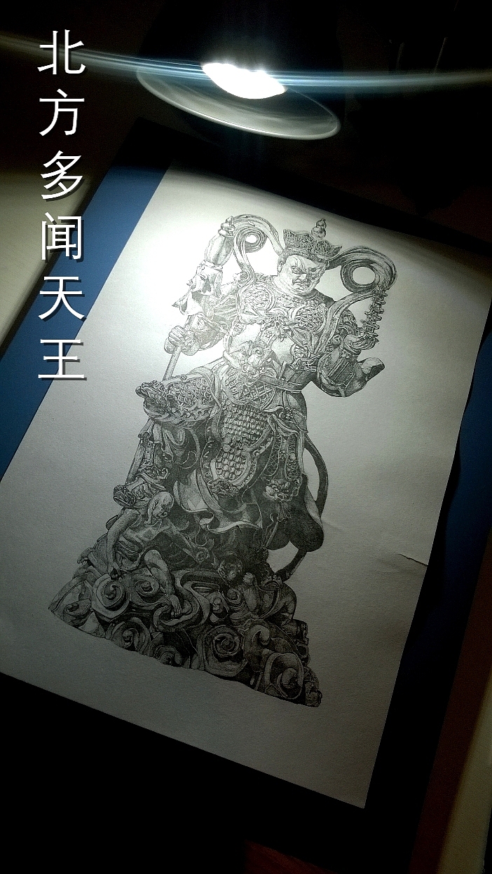 点绘佛教四大天王合集