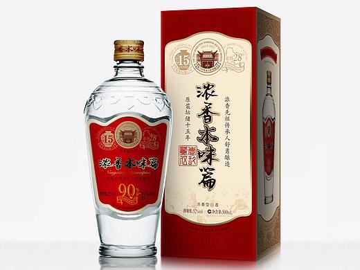 白酒包装设计|浓香本味篇酒_魔法1985 MOFA1985创意