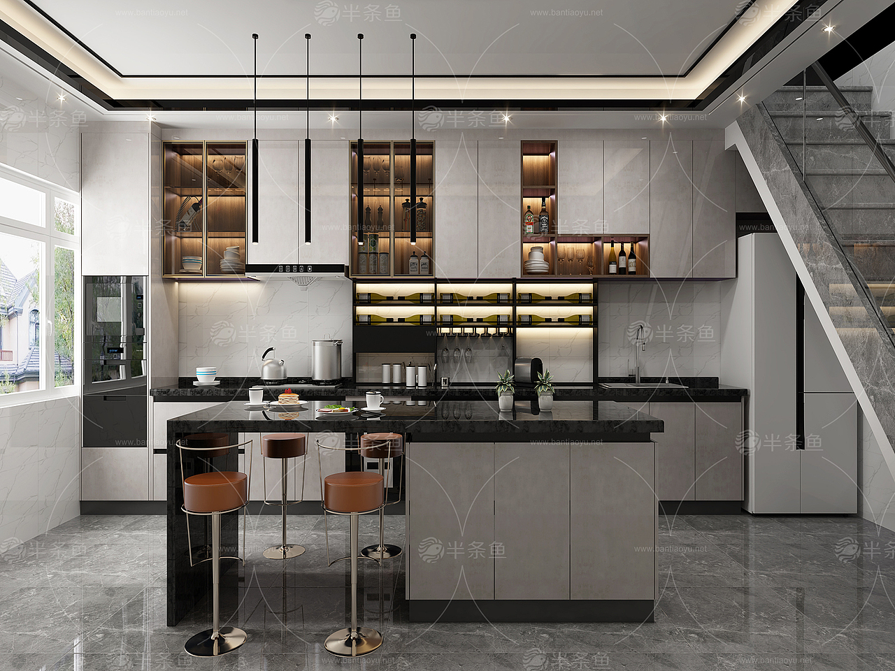 半条鱼家装效果图设计