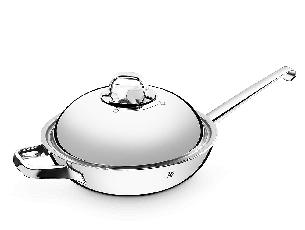 一组不锈钢锅具拍摄+修图