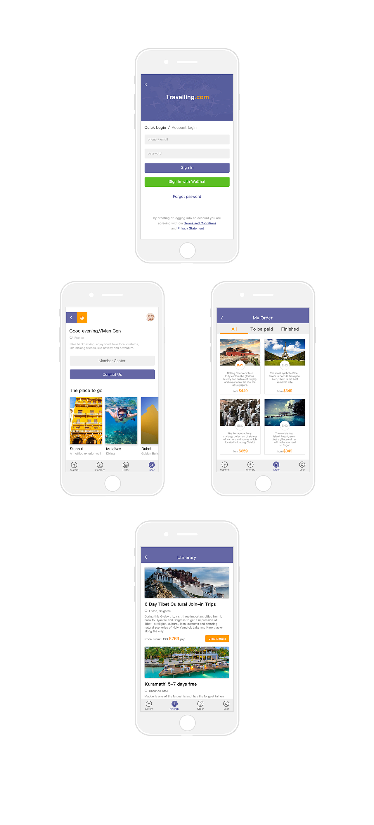 让它带你去旅行（图ZMTExMjE3MTQ4） - APP界面 - 站酷设计师Ahing先生原创素材 - 站酷ZCOOL