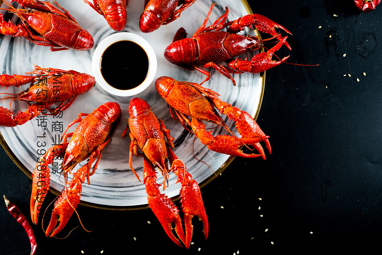 麻辣小龙虾拍摄美食食品摄影菜谱菜单拍摄