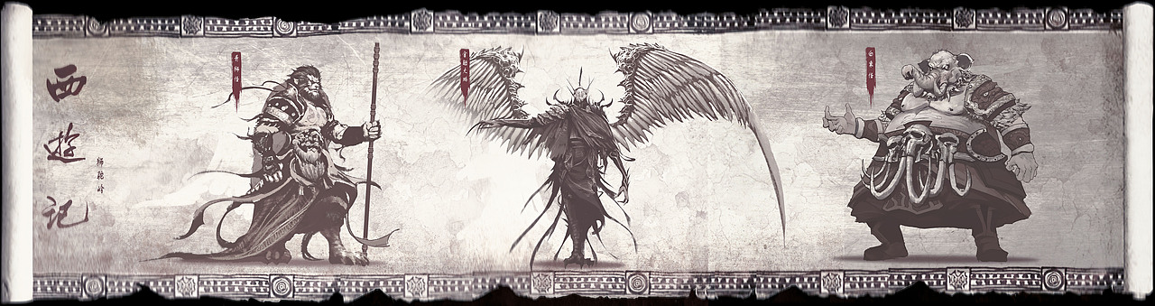 西游记杂图（图ZMjg3NDU3OTg4） - 概念设定 - 站酷设计师丨AZHI丨原创素材 - 站酷ZCOOL