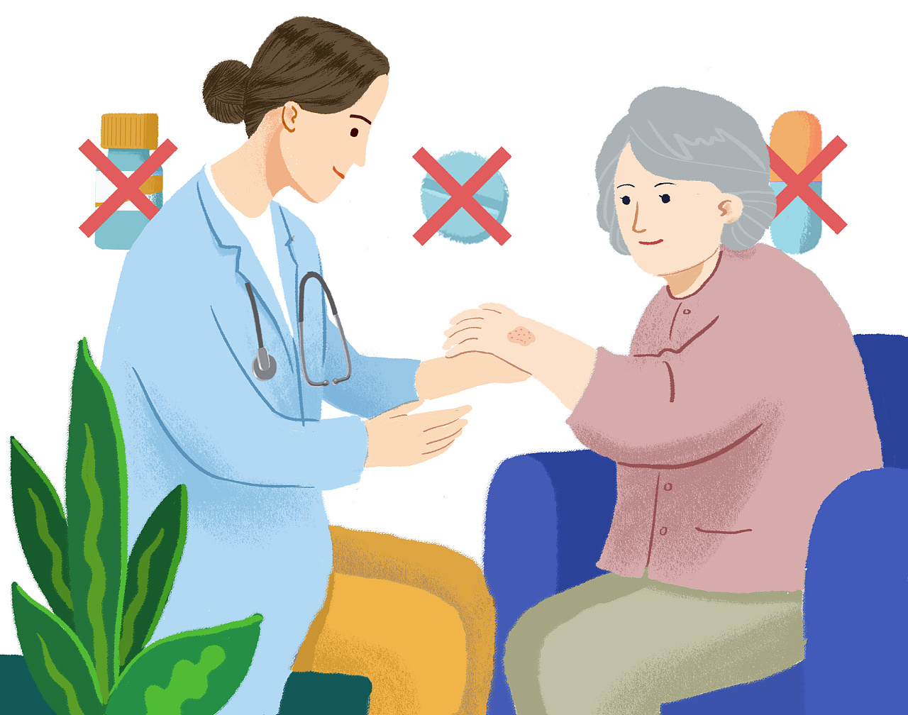 嘉会医疗患教插画(三)
