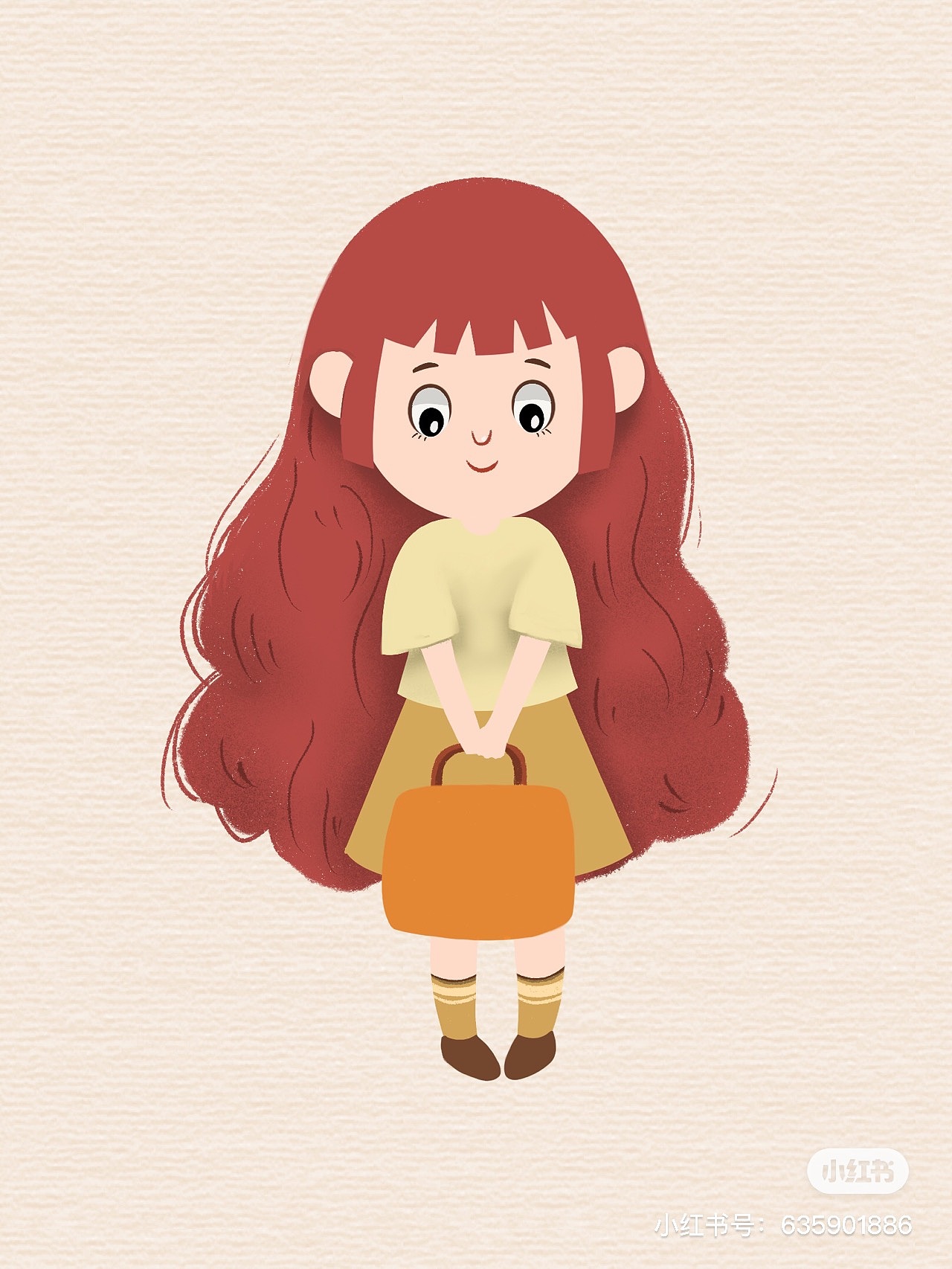 儿童人物插画过程