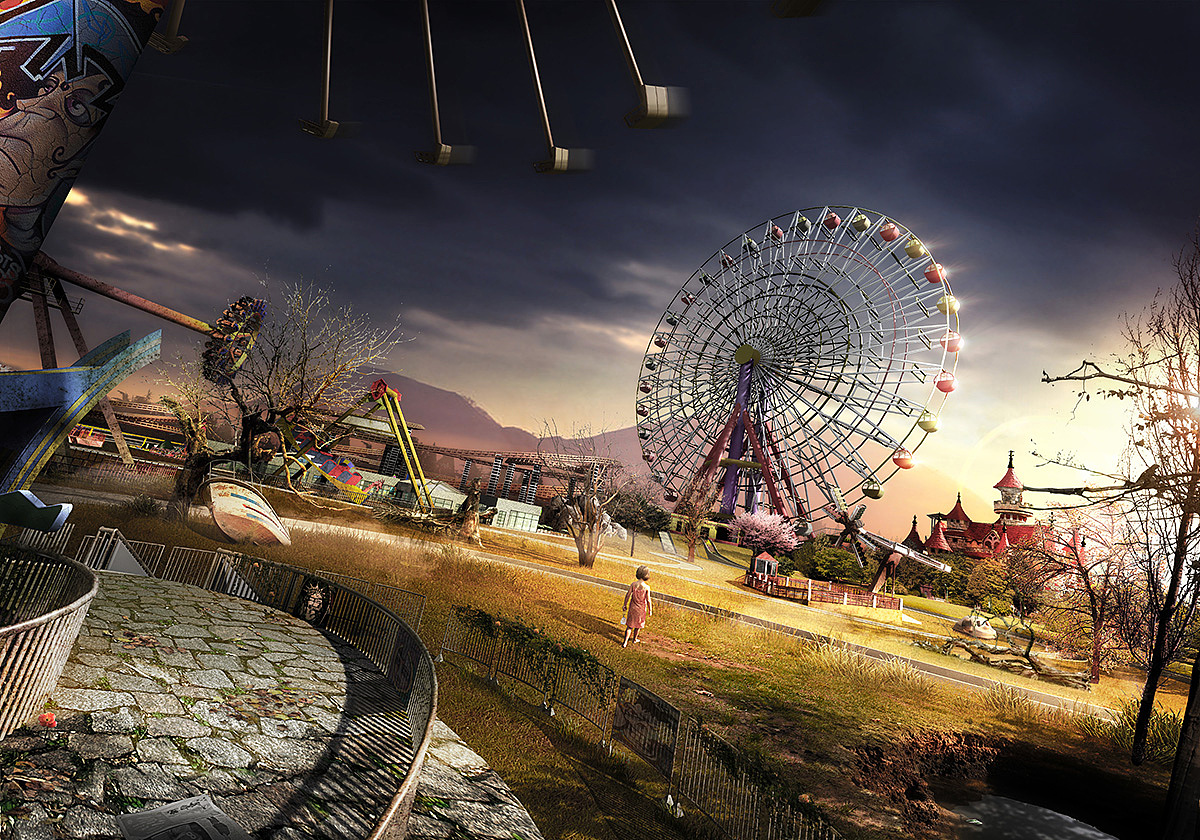 游乐园|三维|场景|记得得 - 原创作品 - 站酷 (zcool)