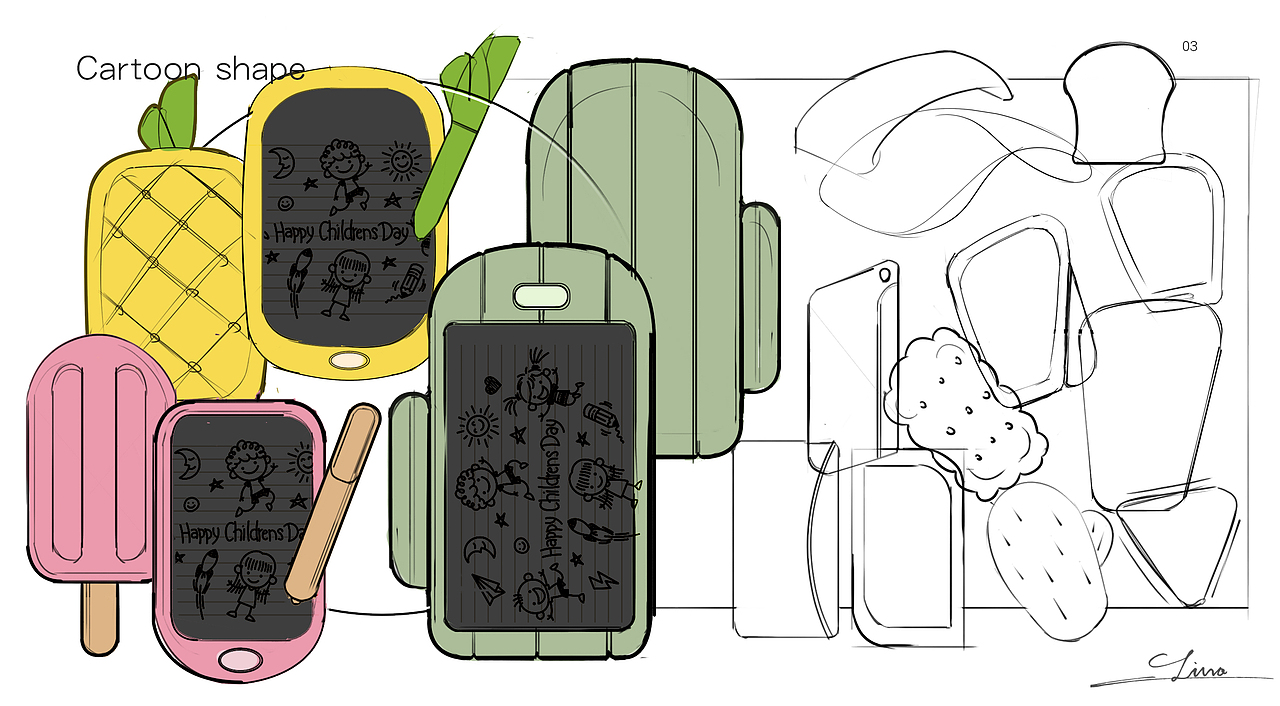 儿童画板概念构思